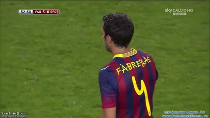 Барселона - Сантос 5:0, Фабрегас (52)