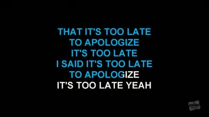 *karaoke* - Apologize by Onerepublic & Timbaland 