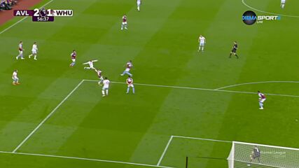 West Ham United with a Goal vs. Aston Villa