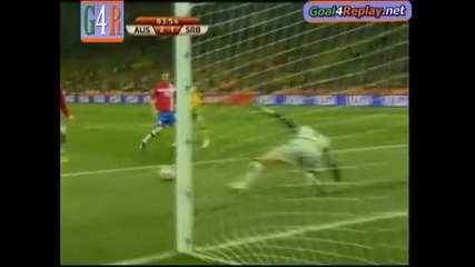 23.06.2010 Австралия - Сърбия 2:1 Гол на Марко Пантелич - Мондиал 2010 Юар 