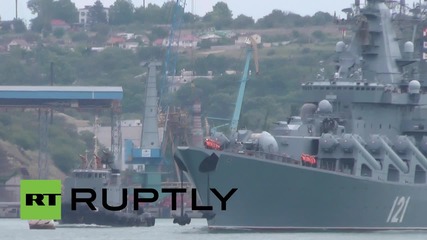 Russia: Black Sea Fleet's flagship Moskva heads for the Med