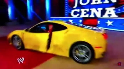 John Cena се вози в яко ферари