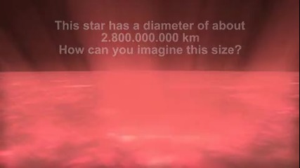 (сравнение в космоса)star Size Comparison Hd