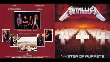 Metallica - (целият албум) (Master of Puppets - 1986)