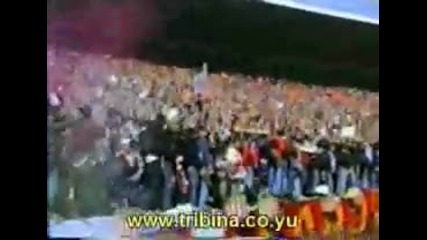 Navijaci: Crvena Zvezda Beograd - Hajduk Split 