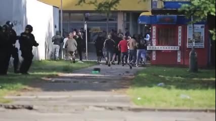 Czech & Polish Hooligans vs Police 24.08.2013