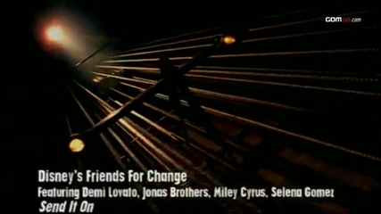 Jonas, Miley, Demi and Selena - Send it On