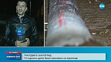Микробус прегази дете на тротоар в Златоград