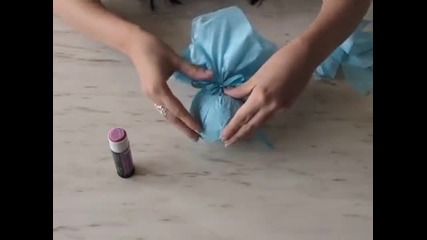 Видео урок с Ем - как да направим подарък тип бонбон