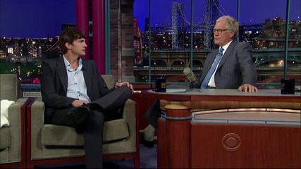 Ashton Kutcher on David Letterman Part 2 