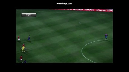 Супер гол на Pes 2010 на Яя Туре.