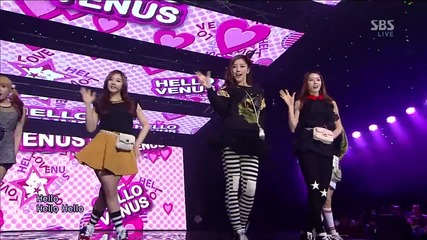130127 Hello Venus - What Are You Doing Today @ Inkigayo