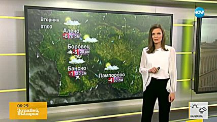 Прогноза за времето (23.01.2018 - сутрешна)
