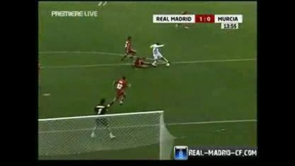 Real Madrid Vs Murcie Sneijder Goal
