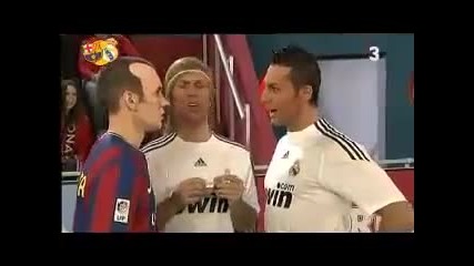 Parody Iniesta Vs Cristiano Ronaldo fc Barcelona Vs Real Madrid 