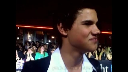 Twilight Movie Premiere Taylor Lautner Interview 