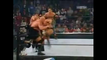 Survivor Series 2004 John Cena Eddie Guerrero Rob Van Dam And Big Show Vs Team Kurt Angle