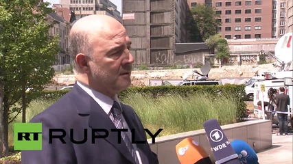 Belgium: Greek reforms "the key" to handling debt crisis, says European Commissioner Moscovici