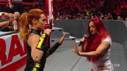 Maria Kanellis claims she is pregnant during Mixed Tag Team Match: Raw, July 1, 2019