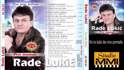Rade Lukic - Ko to laze da vino pomaze (audio 2003)