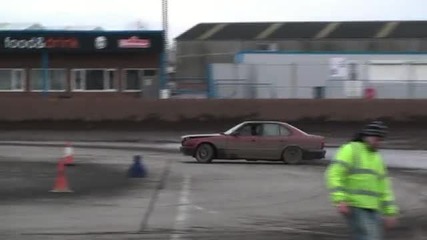 Drift Practice - Kings Lynn 23rd Jan 2010 