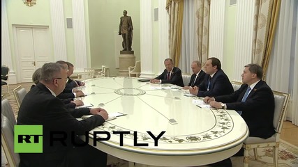 Russia: Putin thanks UN Sec-Gen Ban Ki-moon, who replies in Russian