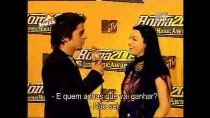 Amy Lee - Interview Befor Mtv Vma 04