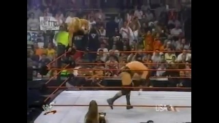 Triple H vs Chris Jericho vs Kurt Angle Number 1 cont for Wwf Title