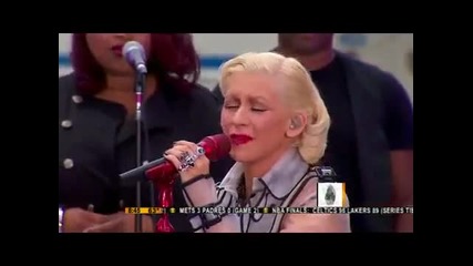 Christina Aguilera - You Lost Me [ Live Early Show 2010] Hd