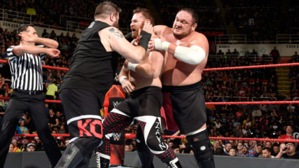 Chris Jericho & Sami Zayn vs. Kevin Owens & Samoa Joe: Raw, March 13, 2017