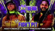 Matt Riddle battles Seth “Freakin” Rollins Inside the Fight Pit this Saturday