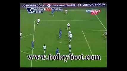 2009.10.31 - Bolton 0 - 4 Chelsea Иванович Гол