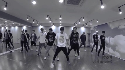 + Превод ( Mirrored) Exo - Dance Practice ( Dubstep Intro ) For Kbs Gayo Daejun