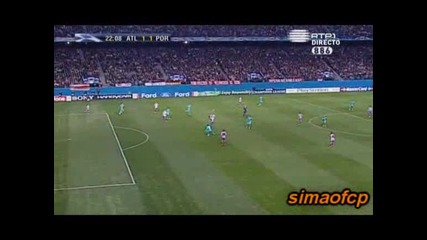24.02 Атлетико Мадрид - Порто 2:2 Лисандро Лопес Гол