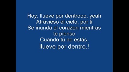 luis fonsi llueve por dentro lyrics