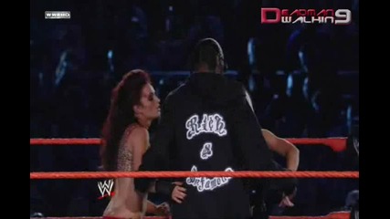 Snoop Dogg Kisses Maria (WrestleMania 24) High-Quality