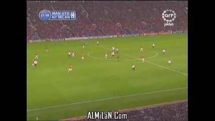 kaka - Milan 1 - 1 Man utd