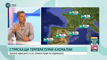 Климатолог: Предстоят снежни дни, а след това ново затопляне