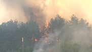 Пожарни гасят огъня край Казанлък