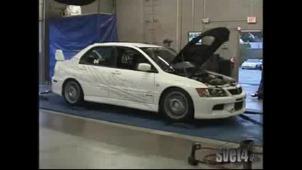 Mitsubishi Evo - С Зверски Двигател Още Малко Ще Литне 