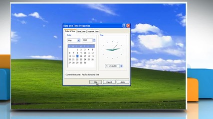 Windows® Xp: How to change date and time