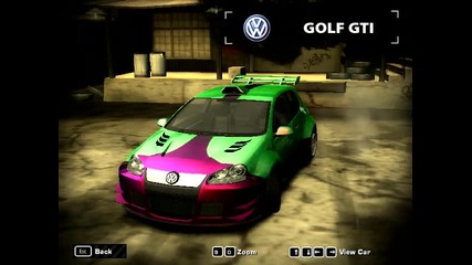 Need For Speed Most Wanted my Cars Part 1