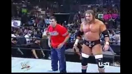 Wwe Raw 20.3.2006 John Cena And Shawn Michaels Vs Triple H And Shane Mcmahon