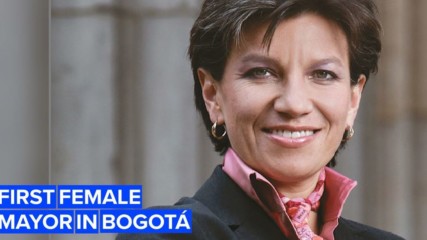 Claudia López made history as Bogotá's first female and openly gay mayor