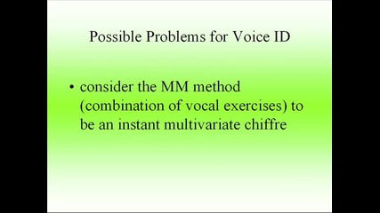 voice id and national security