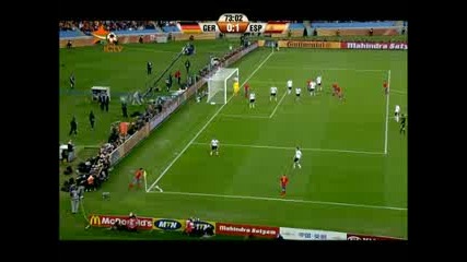 World Cup 2010 - Германия 0:1 Испания - от Пуйол 