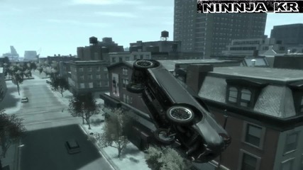 Grand Theft Auto 4:компилация От Каскади 3!hd