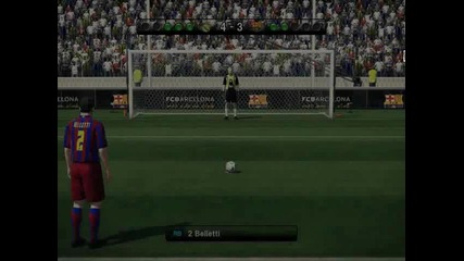 Pes 2010 Penalty Kicks Real Madrid vs Barcelona Part 2