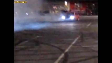 Opel Kadett C burnout