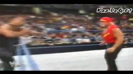 The Rock & Hulk Hogan Confrontation